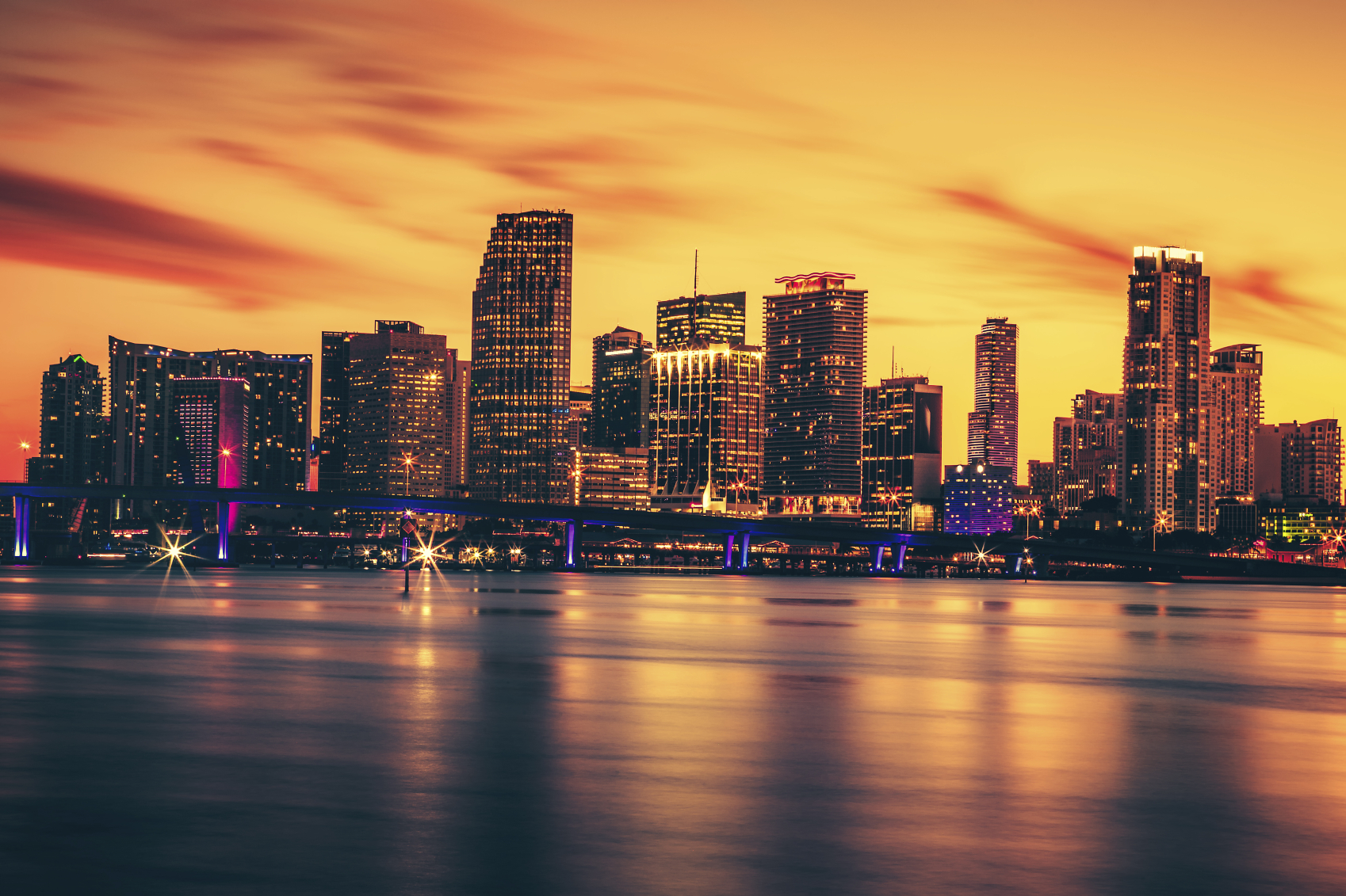 Miami skyline for EB-5 investors