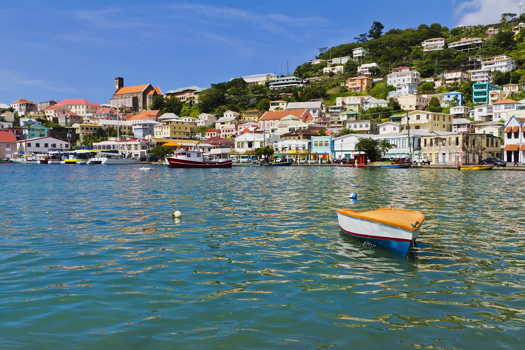 The Carenage in St. George's, Grenada