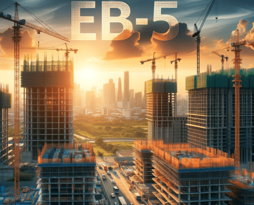 Modern city skyline illustration. 