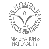 Florida Bar Board Certification Badge in immigratie- en nationaliteitsrecht.