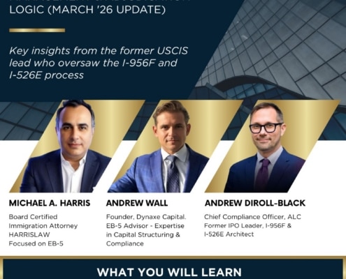 Webinar Event on new USCIS EB-5 Inventory Management