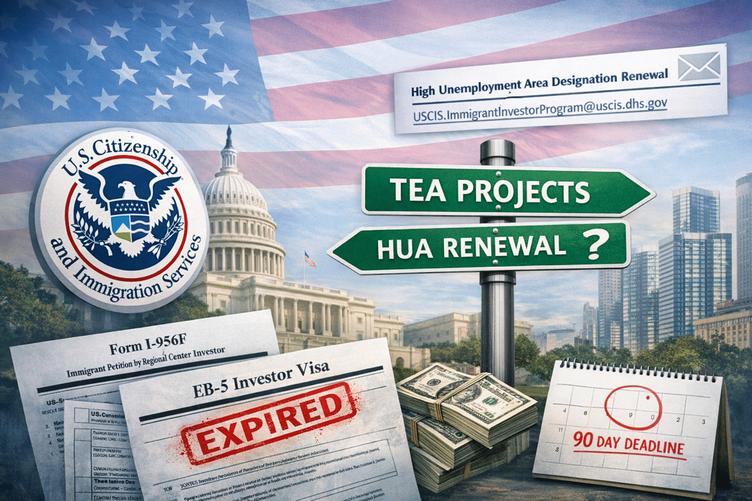 USCIS aktualizuje pytania i odpowiedzi EB-5 dotyczące odnawiania HUA