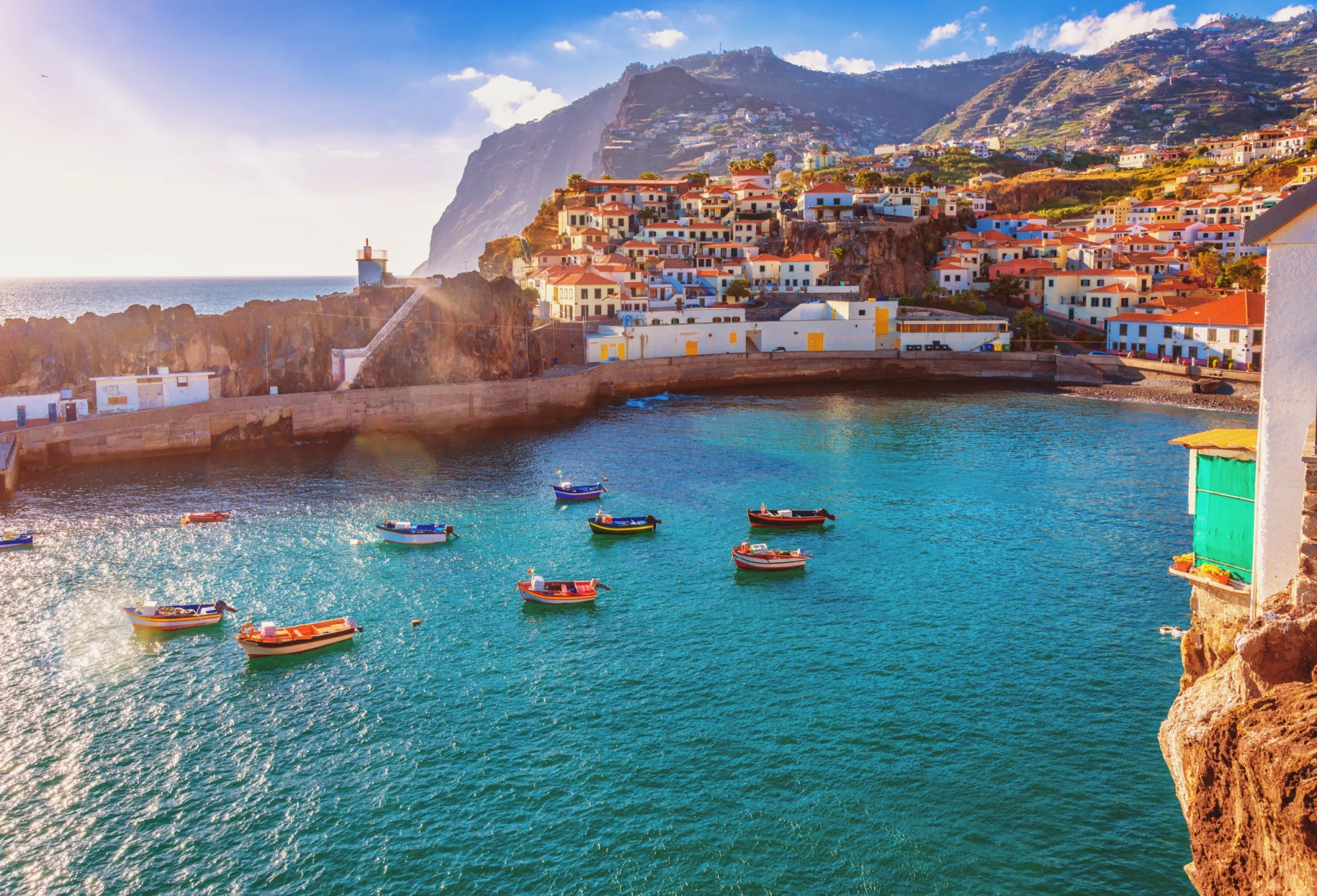 CBI Camara de Lobos fishing village in Madeira, Portugal.